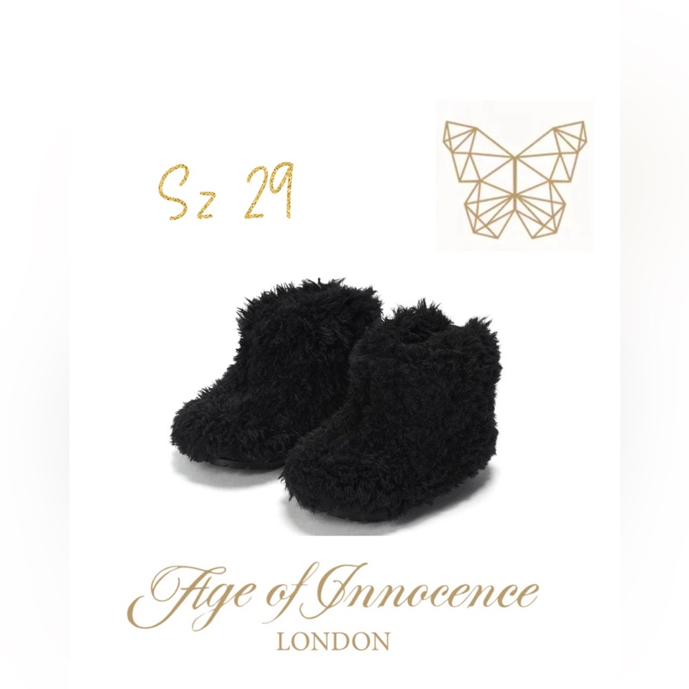 AGE OF INNOCENCE sz 29 YETI MINI BLACK BOOTS